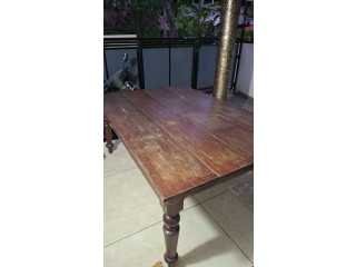 Custom Solid Wood Dining Table  Handmade, Strong & Durable (8 Years)