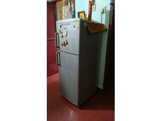 Whirlpool 10707 Classic Double Door Refrigerator (Silver Steel)  Excellent Condition